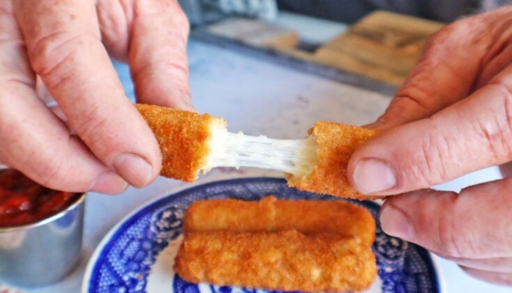 Homemade Mozzarella Cheese Sticks