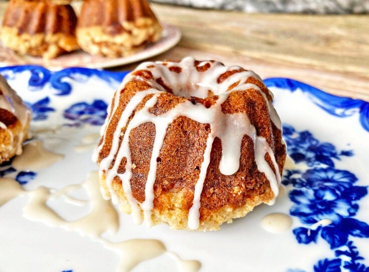 Banana Chocolate Chip Mini Bundt Cakes