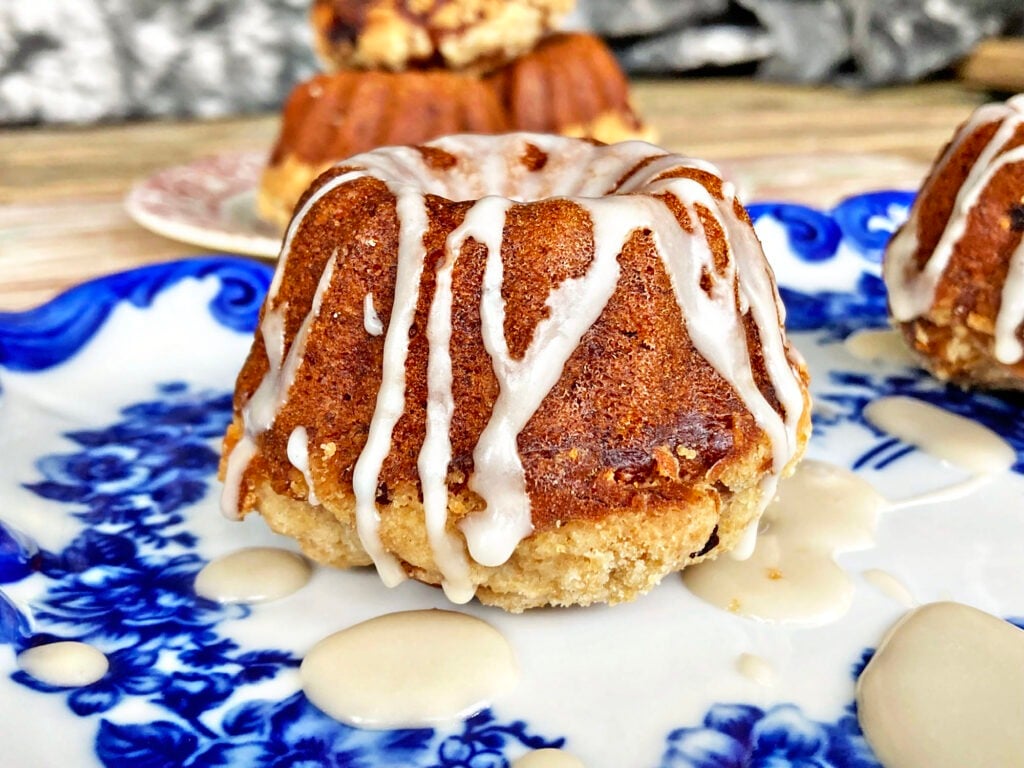 Banana Chocolate Chip Mini Bundt Cakes