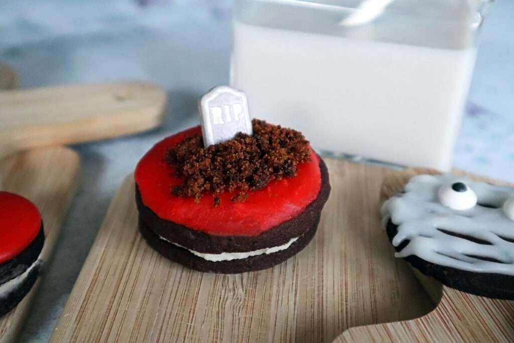 Halloween Chocolate Sandwich Cookies