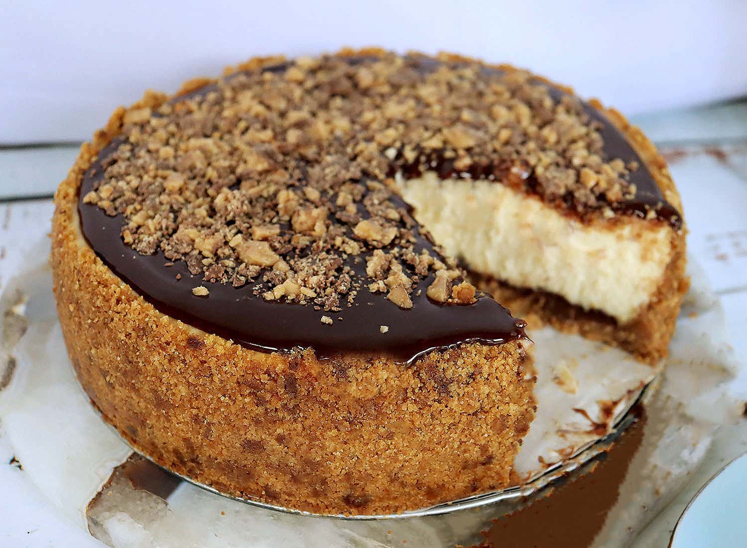 Toffee Crunch Cheesecake
