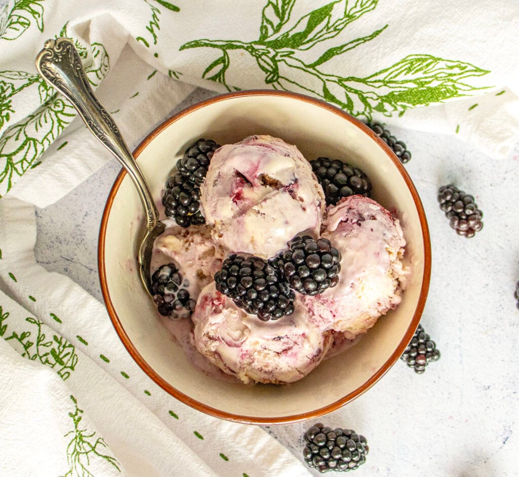Blackberry Cheesecake Ice Cream Blackberry Cheesecake Ice Cream