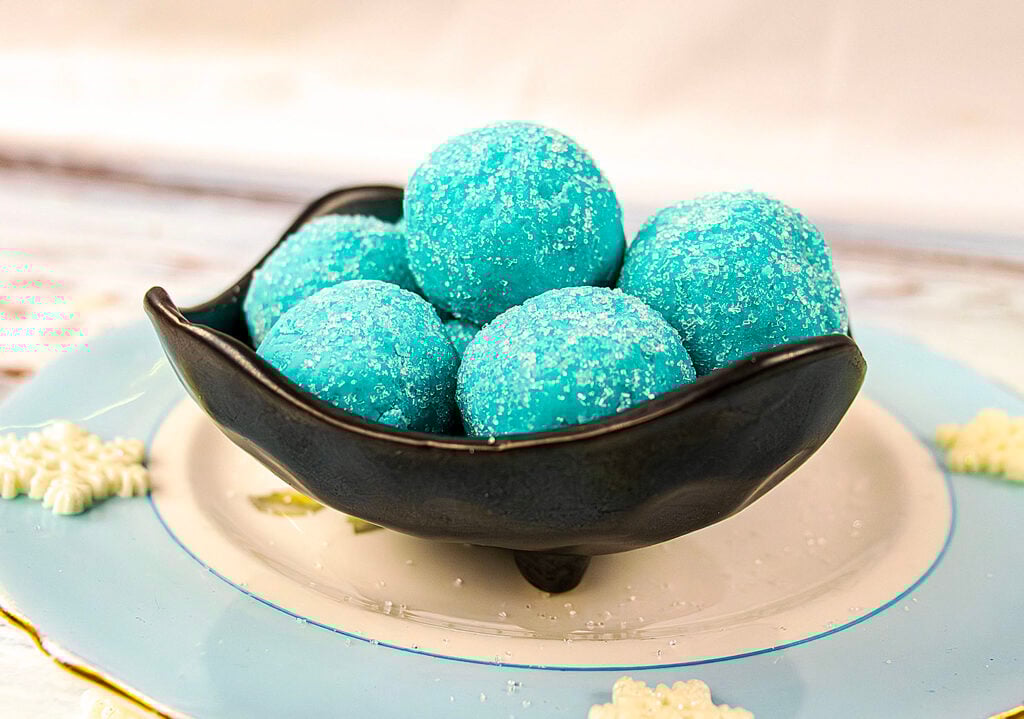 Blue Christmas Truffles