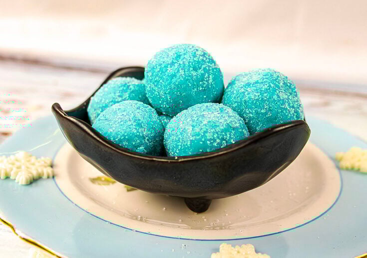 Blue Christmas Truffles