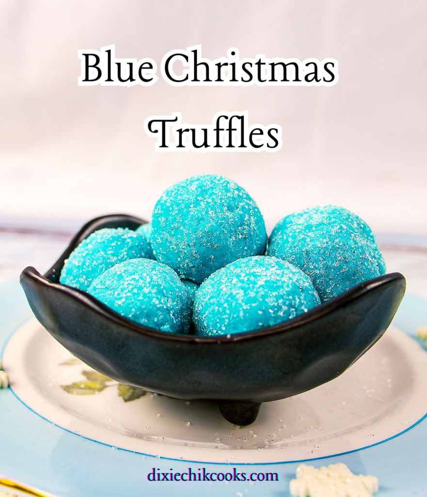 Blue Christmas Truffles Blue Christmas Truffles